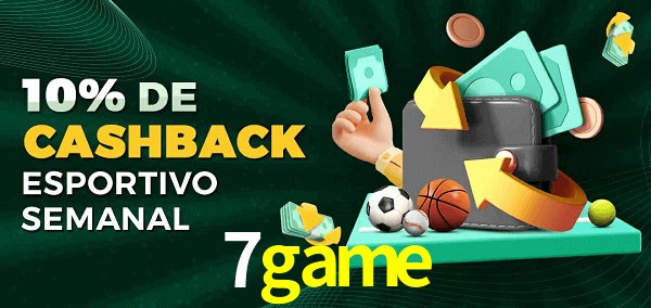 10% de bônus de cashback na 7game